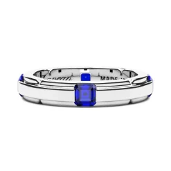 Sale Bague En Argent Et Spinelle Naturel De Zancan. Bagues