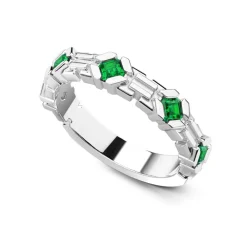 Shop Bague En Argent Et Spinelle Naturel De Zancan. Bagues