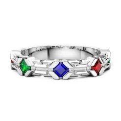 Online Bague En Argent Et Spinelle Naturel De Zancan. Bagues