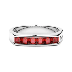 Hot Bague En Argent Et Spinelle Naturel De Zancan. Bagues