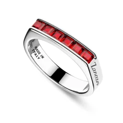 Hot Bague En Argent Et Spinelle Naturel De Zancan. Bagues