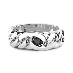 Outlet Bague En Argent Zancan Avec Pierres Naturelles. Bagues