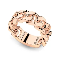Hot Bague Gourmette En Argent. Bagues