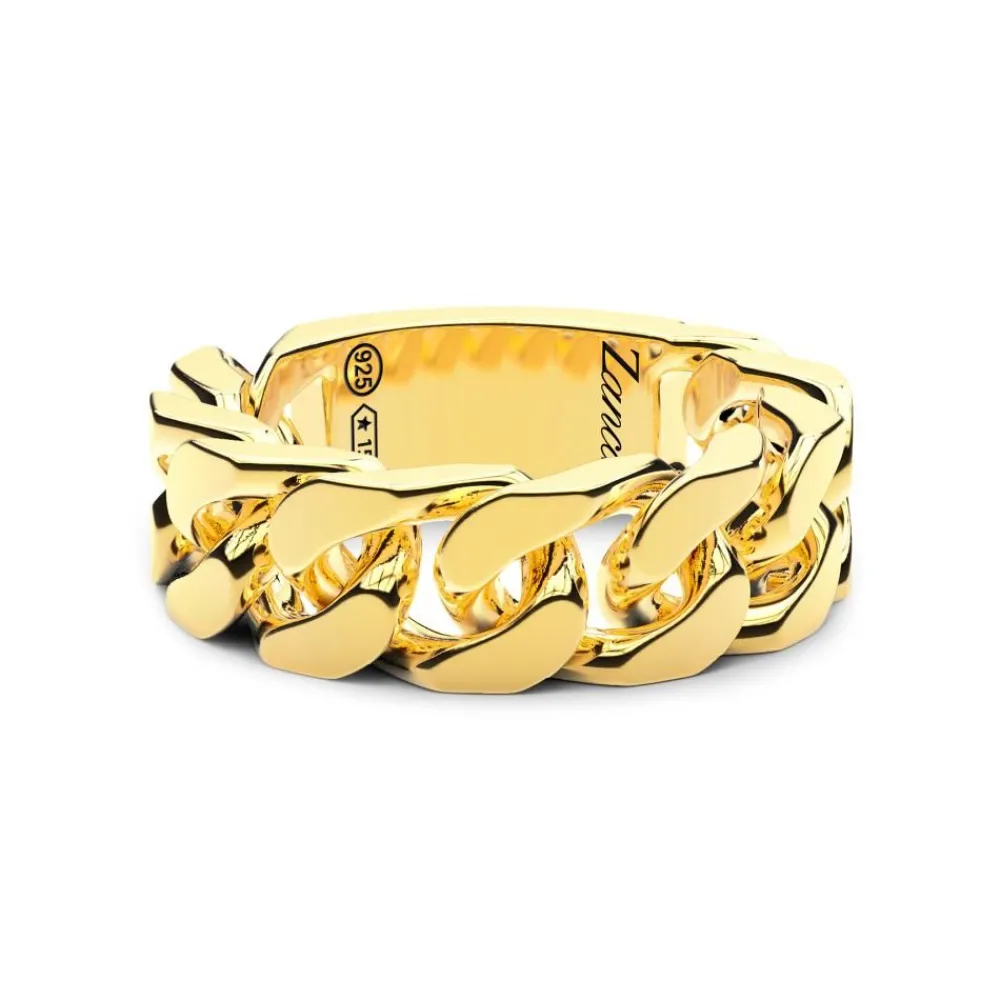 Fashion Bague Gourmette En Argent. Bagues