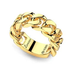 Fashion Bague Gourmette En Argent. Bagues