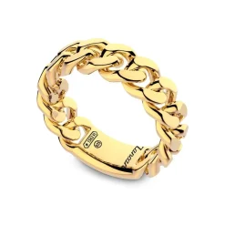 Outlet Bague Gourmette En Argent. Bagues