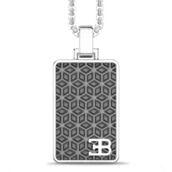 Clearance Bracelet Bugatti Avec Plaque En Argent. Colliers