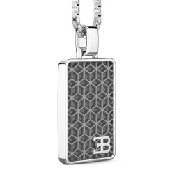 Clearance Bracelet Bugatti Avec Plaque En Argent. Colliers