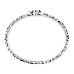 Best Bracelet Gourmette Zancan En Argent Avec Fermoir Tete De Loup. Bracelets