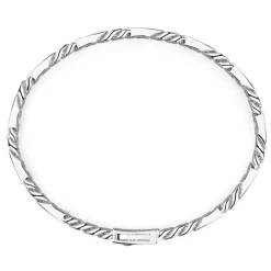 Flash Sale Bracelet Maille Seule Zancan En Argent Avec Pierres. Bracelets