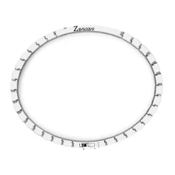 Online Bracelet Zancan En Argent Avec Pierres Et Plaque Centrale. Bracelets