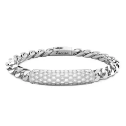 Best Bracelet Zancan En Argent Avec Plaque Centrale. Bracelets