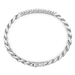 Best Bracelet Zancan En Argent Avec Plaque Centrale. Bracelets