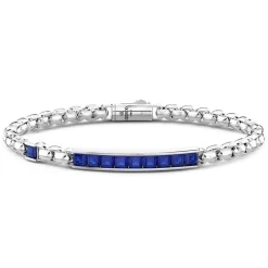 Best Bracelet Zancan En Argent Avec Plaque Centrale Et Pierres Naturelles. Bracelets