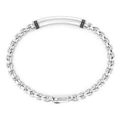 Clearance Bracelet Zancan En Argent Avec Plaque Centrale. Bracelets