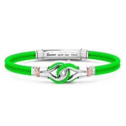 Flash Sale Bracelet Zancan En Kevlar Avec Noeud Marin En Argent. Bracelets