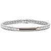 Discount Bracelet Zancan En Or 18 Carats Avec Plaque Et Diamants Noirs. Bracelets
