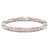 Cheap Bracelet Zancan En Or 18 Carats Et Diamants Avec Plaque Centrale. Bracelets