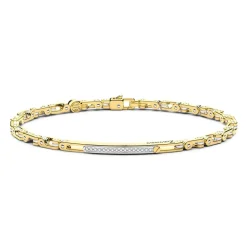Hot Bracelet Zancan En Or 18 Carats Avec Diamants. Bracelets
