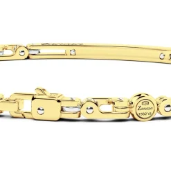 Hot Bracelet Zancan En Or 18 Carats Avec Diamants. Bracelets
