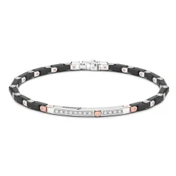Sale Bracelet Zancan En Or 18Kt Et Ceramique Noire. Bracelets
