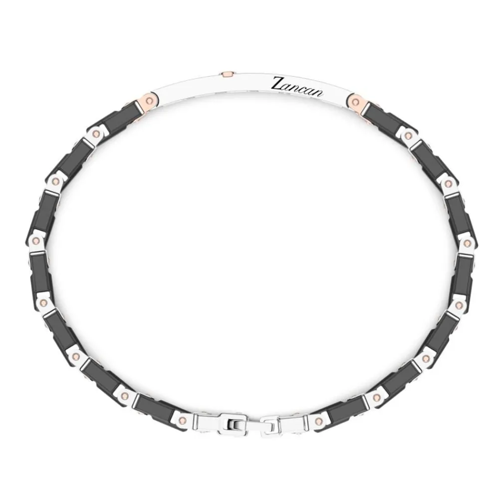Sale Bracelet Zancan En Or 18Kt Et Ceramique Noire. Bracelets