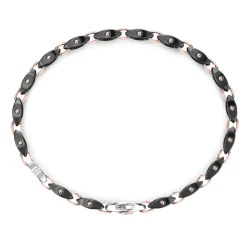 Sale Bracelet Zancan En Or 18Kt Et Ceramique Noire. Bracelets