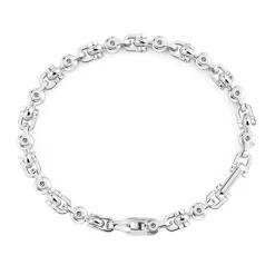 Cheap Bracelet Zancan Maille Seule En Argent. Bracelets