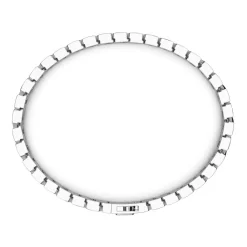 Cheap Bracelet Zancan Maille Seule En Argent Avec Pierres. Bracelets