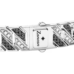 Cheap Bracelet Zancan Maille Seule En Argent Avec Pierres. Bracelets