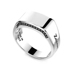 Shop Chevaliere Zancan En Argent. Bagues