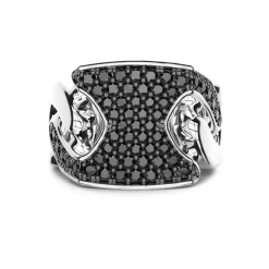 Discount Chevaliere Zancan En Argent Avec Pierres. Bagues