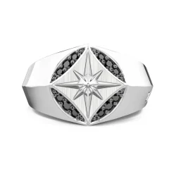 Fashion Chevaliere Zancan En Argent. Bagues