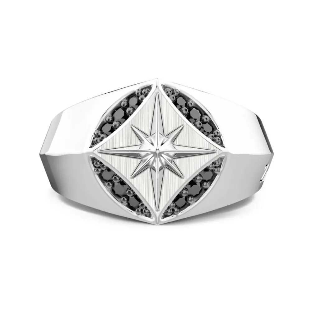 Fashion Chevaliere Zancan En Argent. Bagues