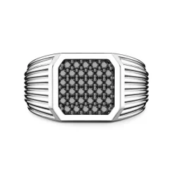 Hot Chevaliere Zancan En Argent. Bagues