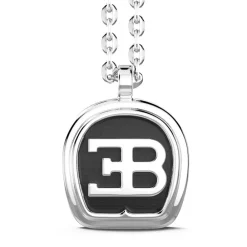 Cheap Collier Bugatti En Argent. Colliers