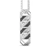 Cheap Collier Zancan En Argent Avec Pendentif Plaque Et Pierres. Colliers