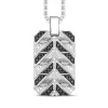 Fashion Collier Zancan En Argent Avec Pendentif Plaque Et Pierres. Colliers