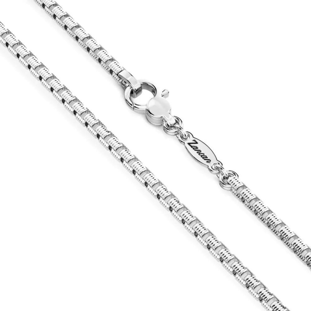Discount Collier Zancan En Argent Avec Pendentif Croix Et Pierres. Colliers