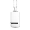 New Collier Zancan En Argent Avec Pendentif Plaque. Colliers