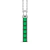 Discount Collier Zancan En Argent Avec Pendentif Baguette. Colliers