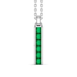 Discount Collier Zancan En Argent Avec Pendentif Baguette. Colliers