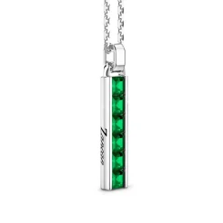 Discount Collier Zancan En Argent Avec Pendentif Baguette. Colliers