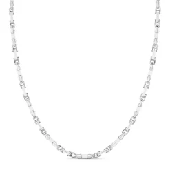 Outlet Collier Zancan Maille Seule En Argent. Colliers
