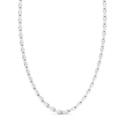 Cheap Collier Zancan Maille Seule En Argent. Colliers