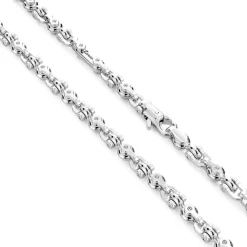 Cheap Collier Zancan Maille Seule En Argent. Colliers