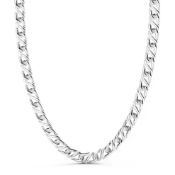 New Collier Zancan Maille Seule En Argent. Colliers
