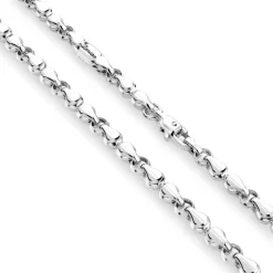 Hot Collier Zancan Maille Seule En Argent. Colliers