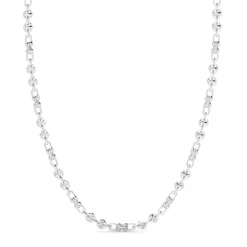 New Collier Zancan Maille Seule En Argent. Colliers