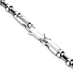 Outlet Collier Zancan Souple En Argent Avec Perles. Colliers